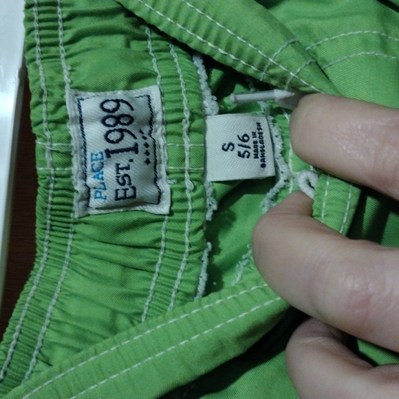 Lot of Boys Shorts&Jeans Blue&Green Childrens Place Penguin Lightning Bug Sz 5&6 - Picture 3 of 9